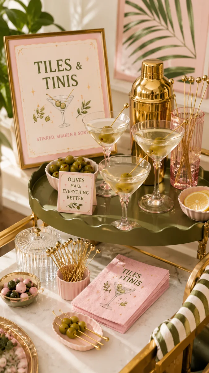 Mahjong & Martinis: A Trendy Grown-Up Birthday Party Theme