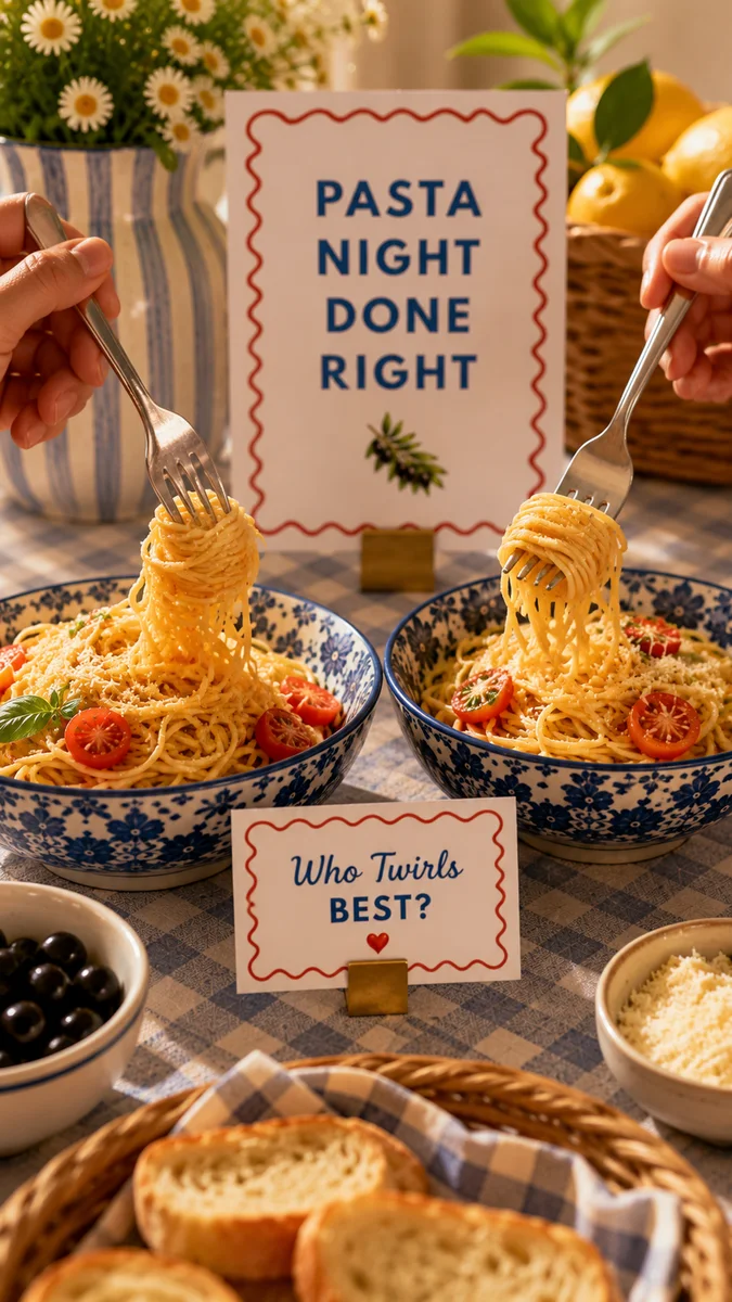 Pasta & Play Party Theme Ideas For The Chicest Italian Game Night